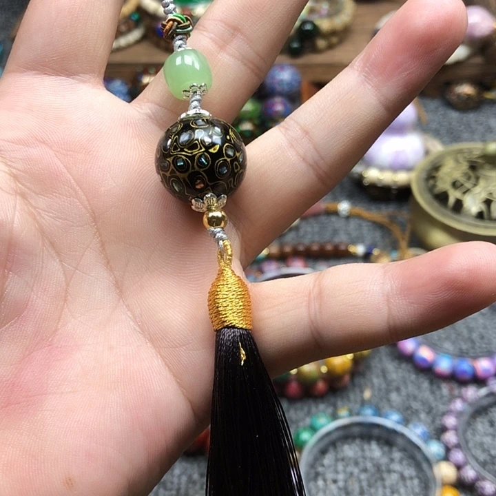 大漆手机挂件吊坠