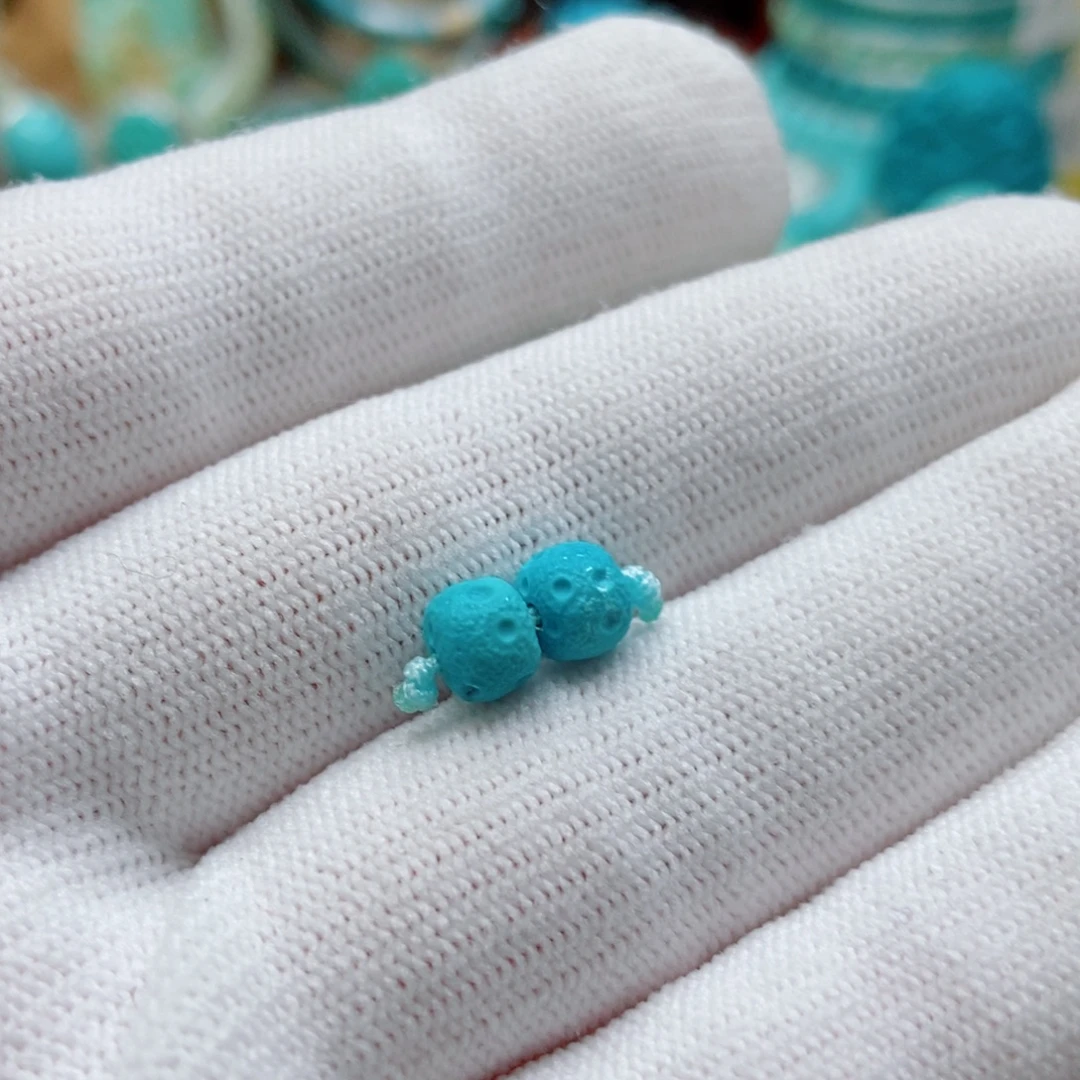 绿松石未镶嵌珠子6mm