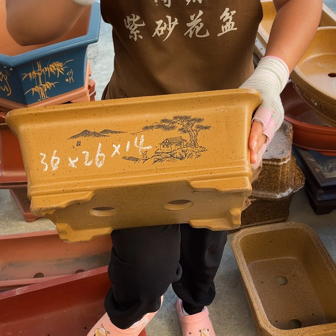 紫砂花盆盆景艺术