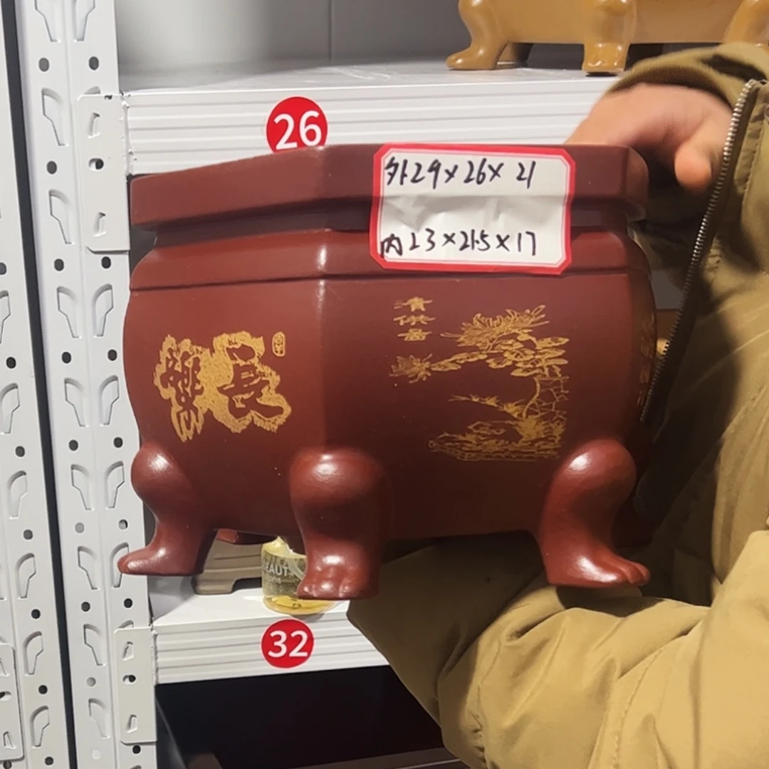 紫砂花盆紫砂花盆