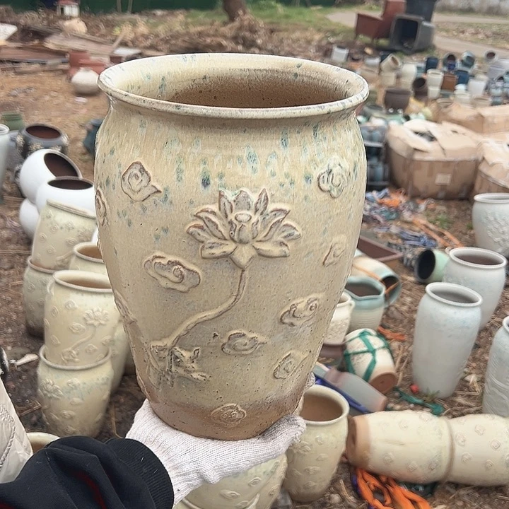 紫砂花盆瑕疵