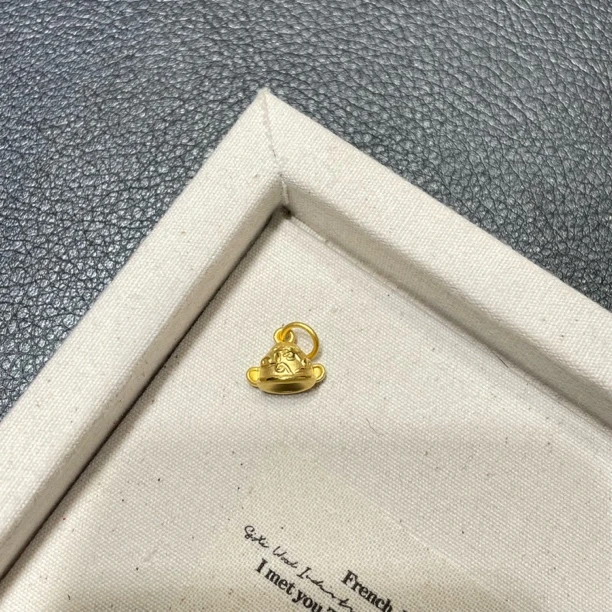 足金999官帽转运珠精致造型提留轻奢简约