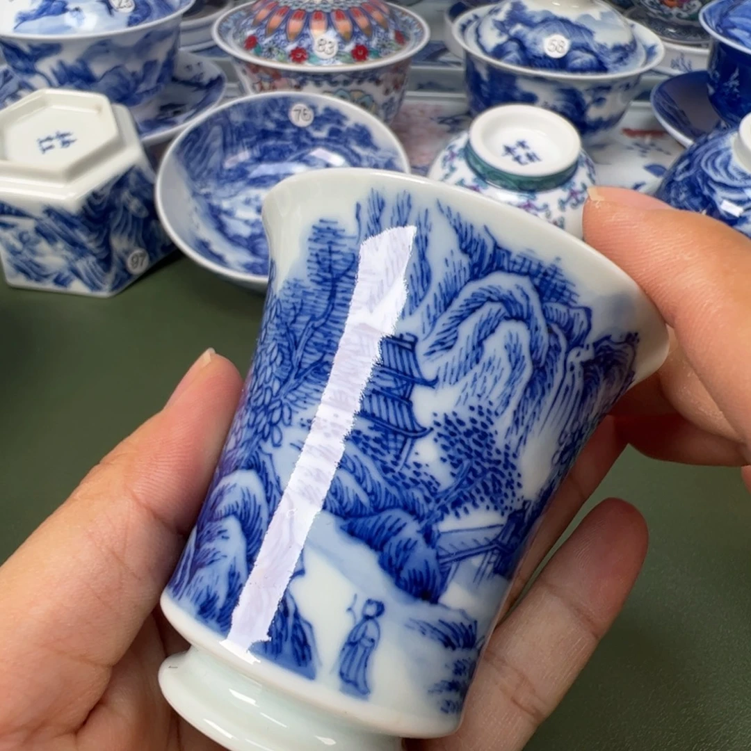 景德镇纯手工纯手绘茶具木木98