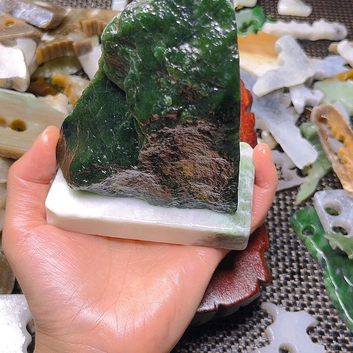未镶嵌和田玉珠宝半成品⭕****?