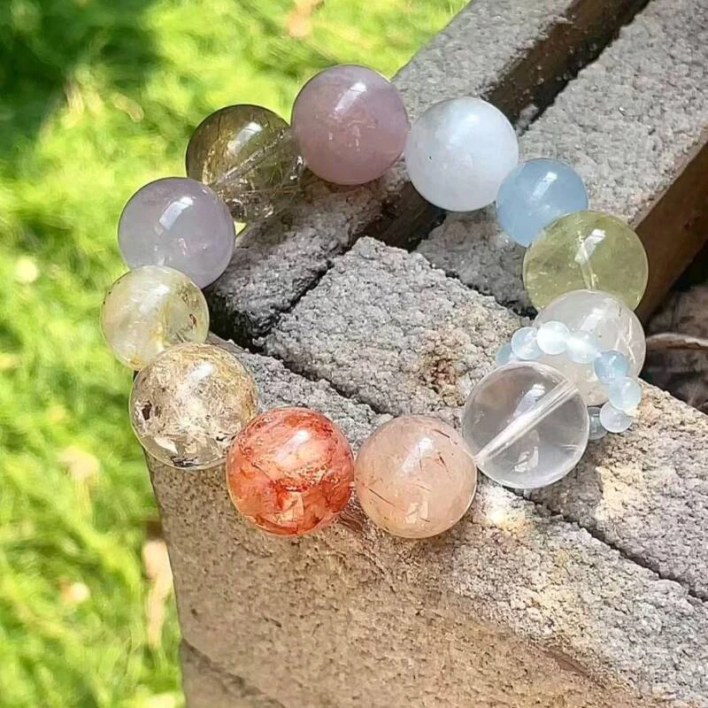 大点位多宝跑环丨天然水晶手串