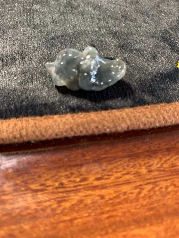 岫玉水墨小鳄鱼吊坠饰品