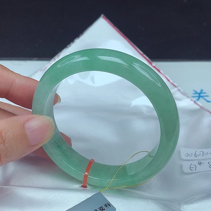 未镶嵌手镯翡翠57圈0201