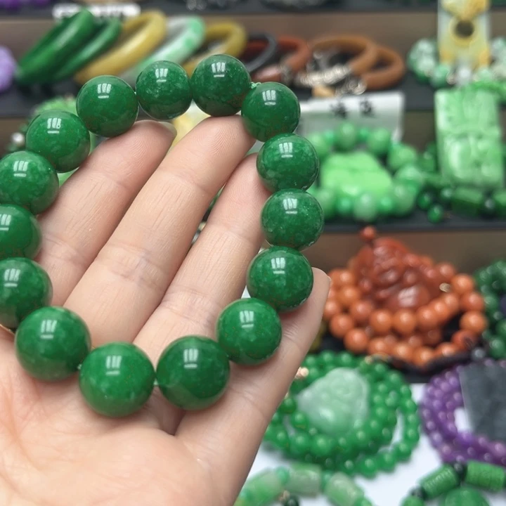 翡翠未镶嵌颈饰手串51