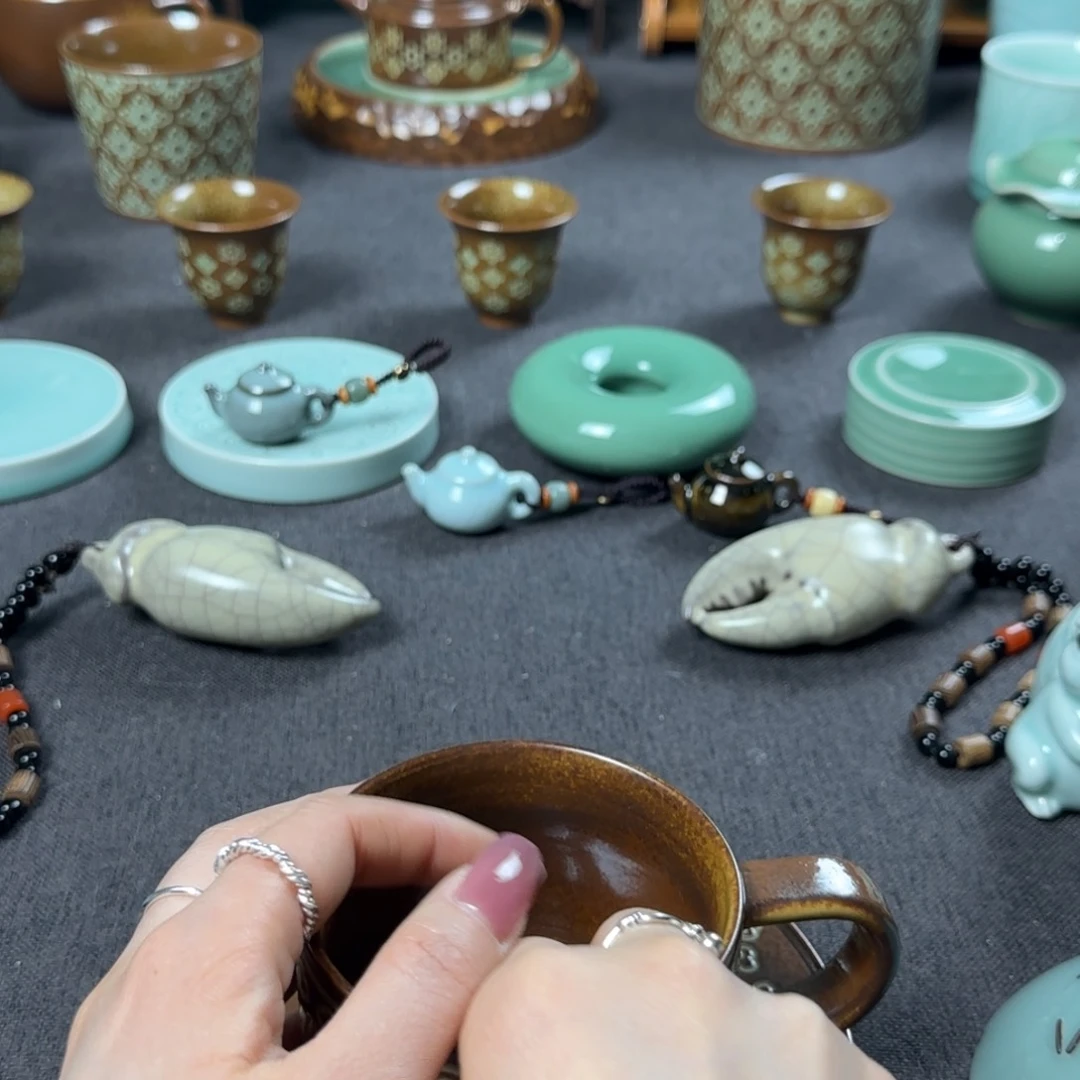 ?*朵小叶玩泥巴手工茶器