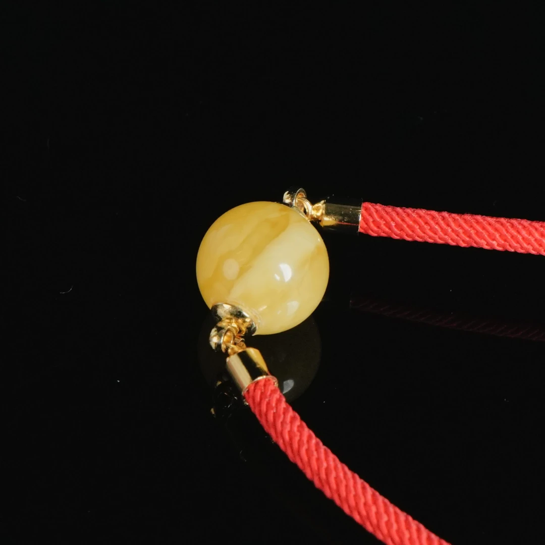 DY-M5153 蜜蜡圆珠手绳 4.61g