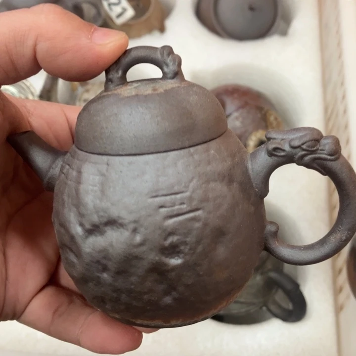 柴烧茶具宝瓶大放漏