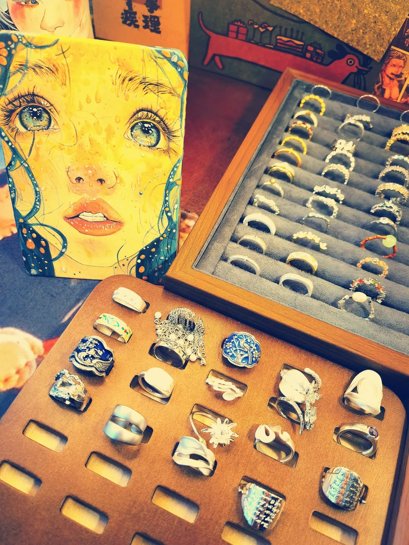 铜合金锆石戒指 设计师款戒指小众爆款可调节 加购【满两单包邮】