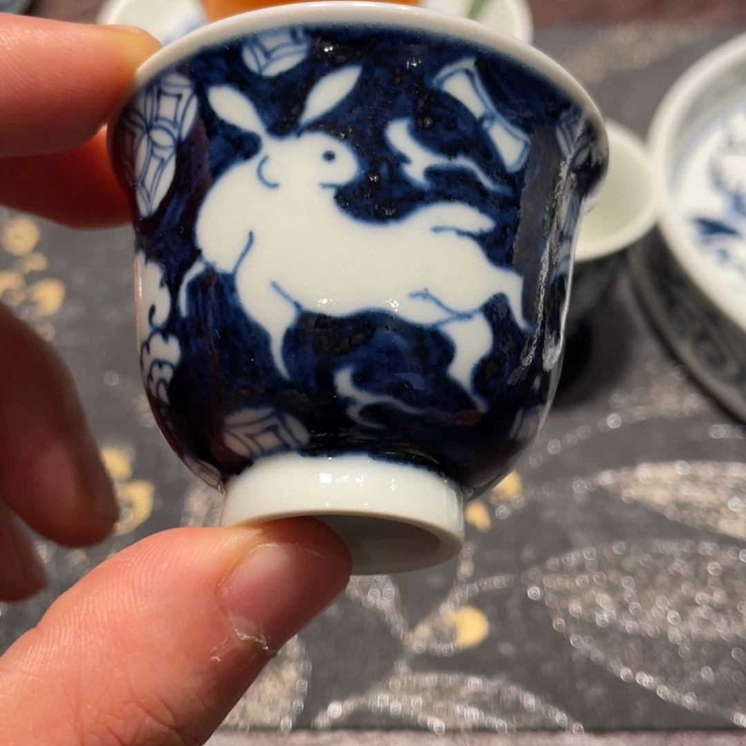 景德镇陶瓷茶具铃铛杯