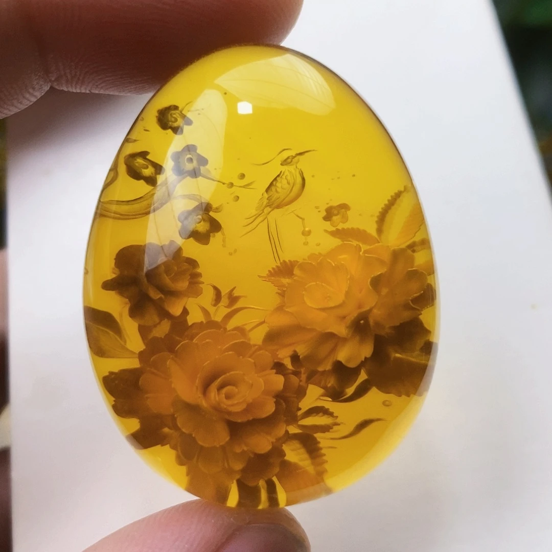 【闪购商品】蓝珀吊坠(不含链)未镶嵌