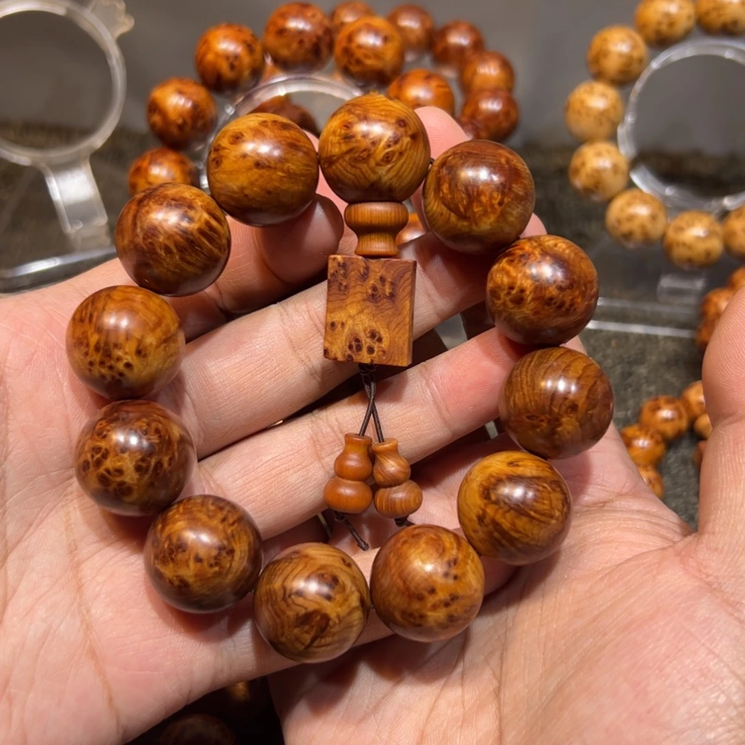 柏木（崖柏）手串/手链2.0陈化红油入门级瘤疤手串