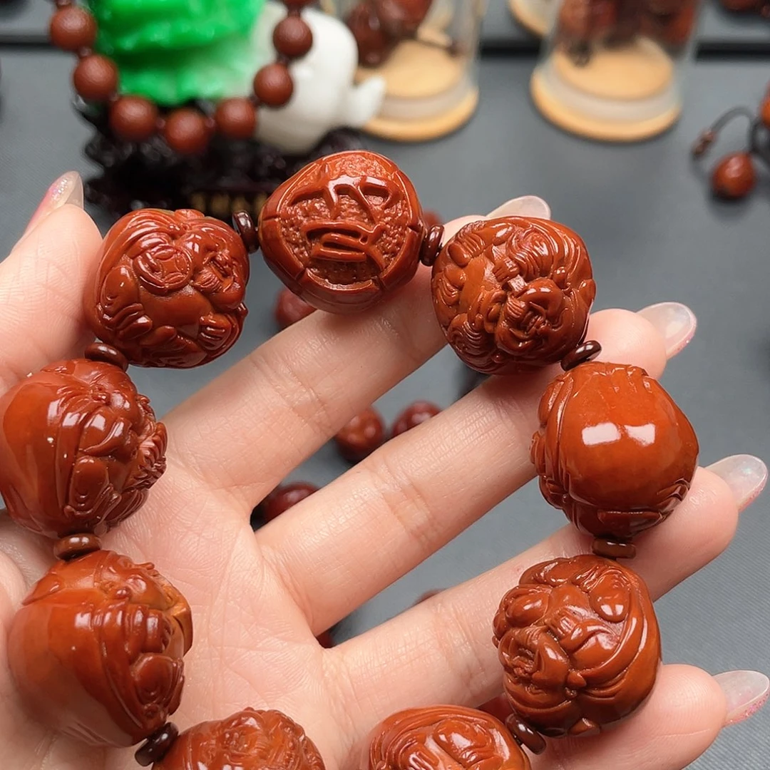 c***民橄榄核手串财神手串