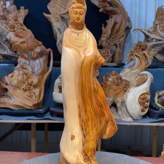 柏木（崖柏）根雕摆件