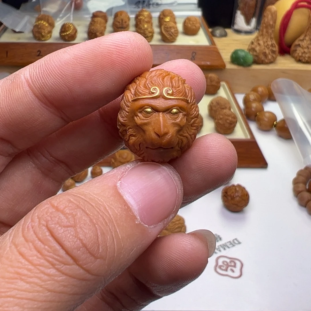 猴头核桃吊坠猴头