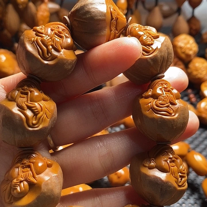 吊坠橄榄核殇****5包衣财神