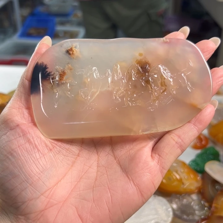 玛瑙/玉髓吊坠(不含链)未镶嵌