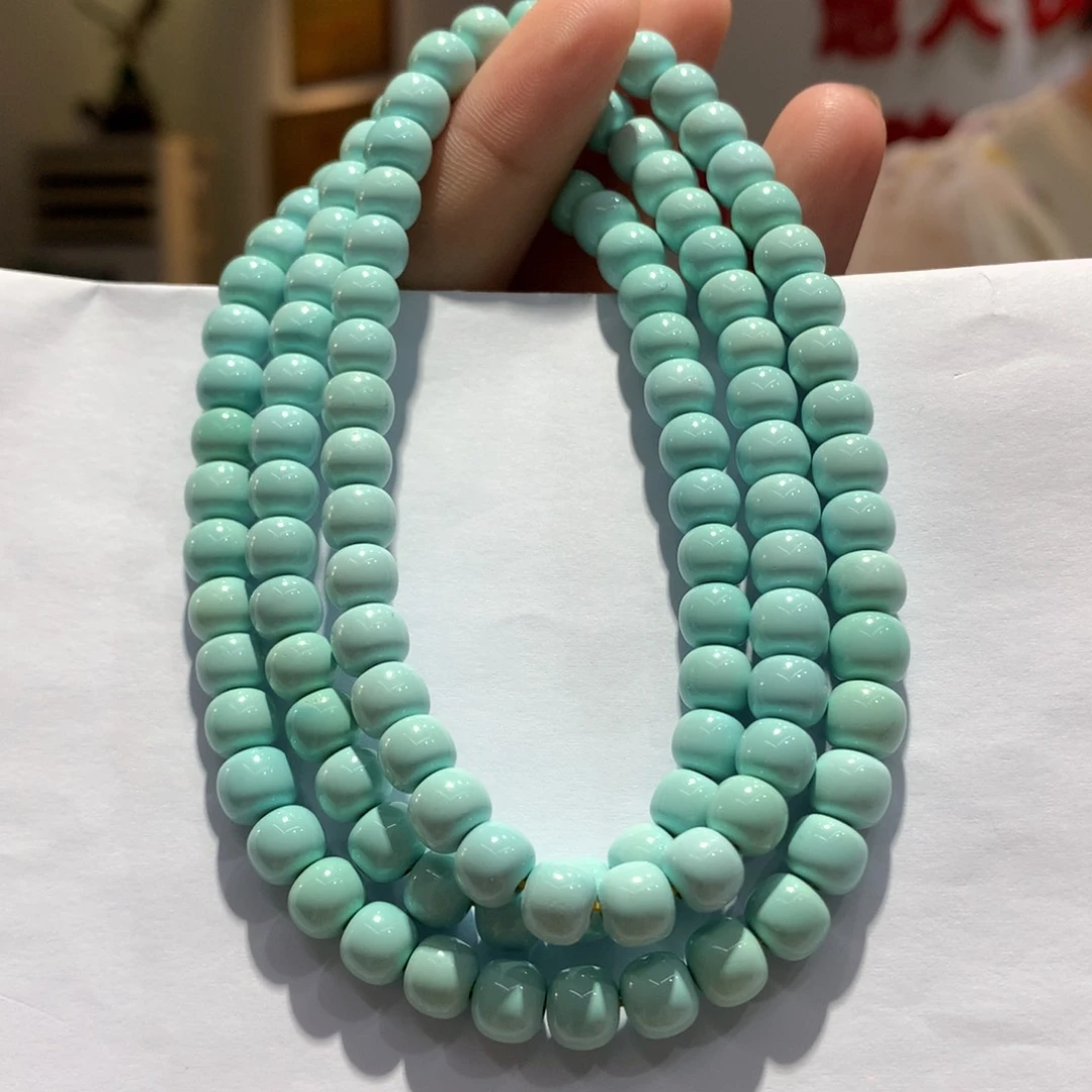 未镶嵌绿松石长链