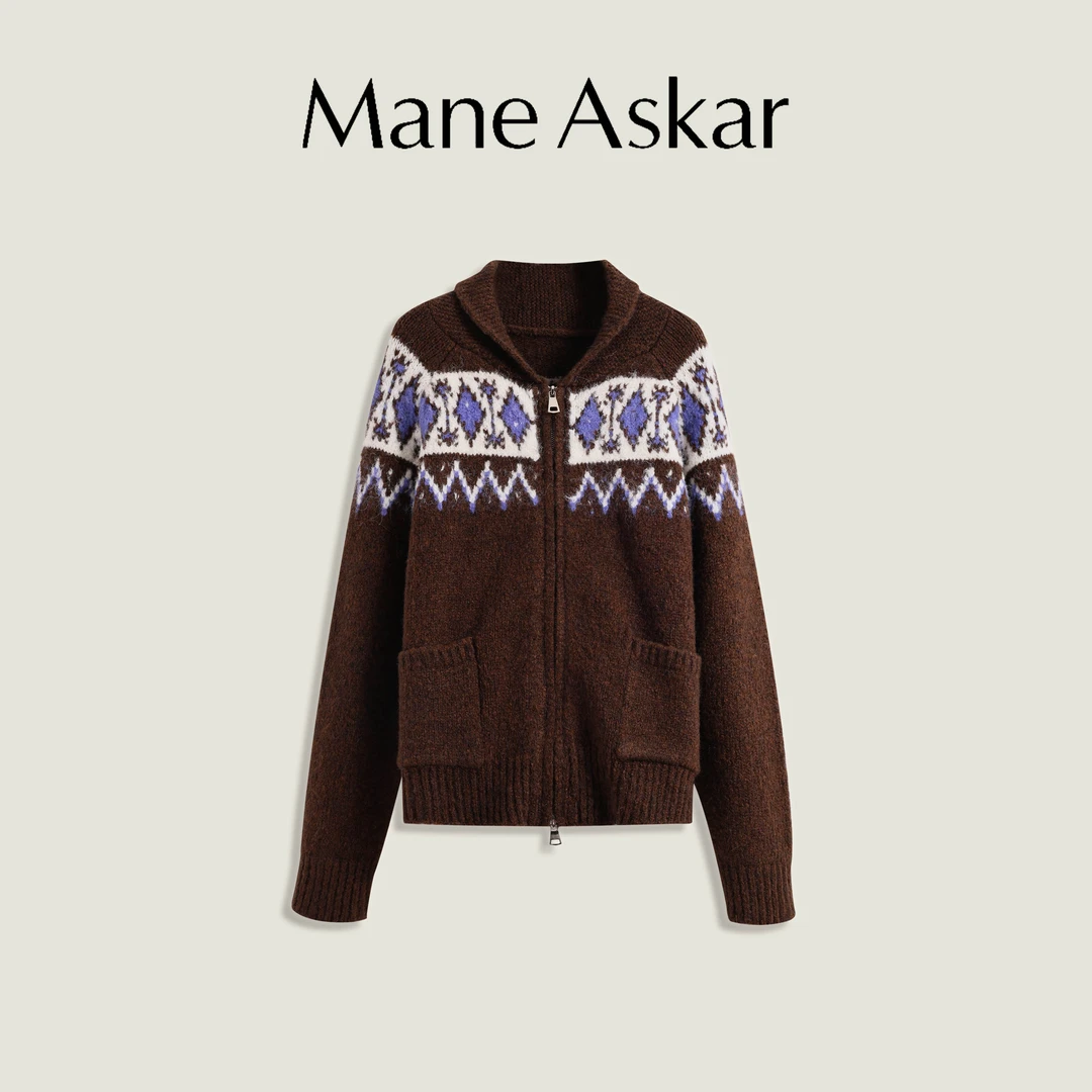 【丫头baby专属】冬季新款设计感休闲百搭女款毛衣外套OK01111