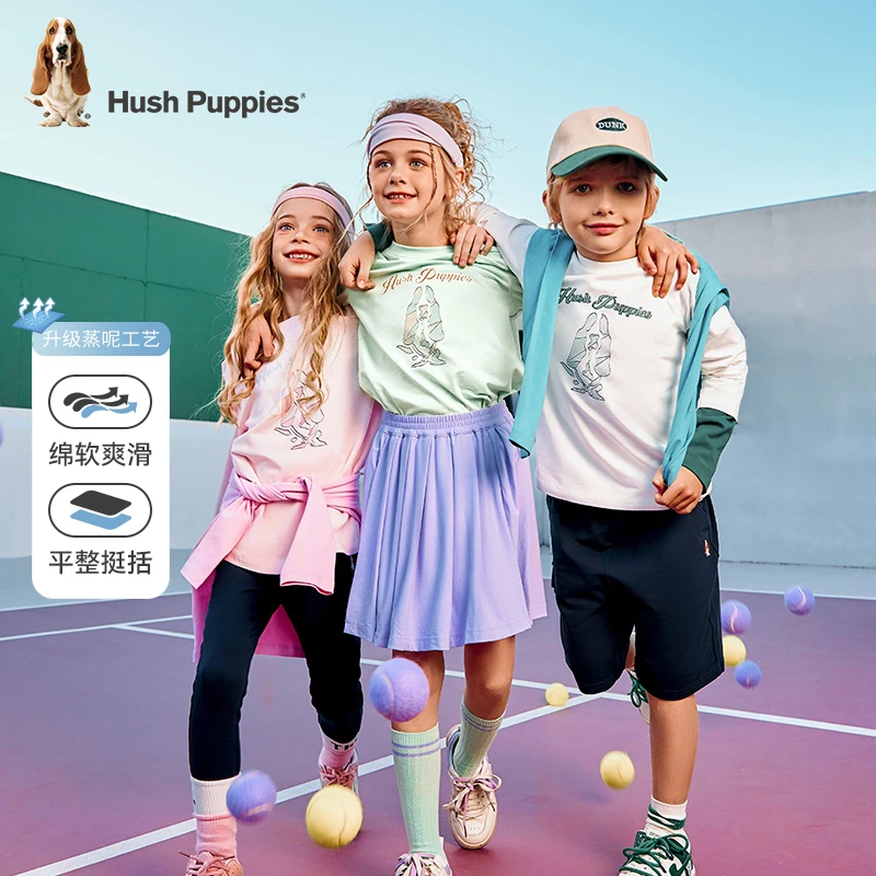 【休闲圆领衫】暇步士童装新款套头活力多色长袖卫衣