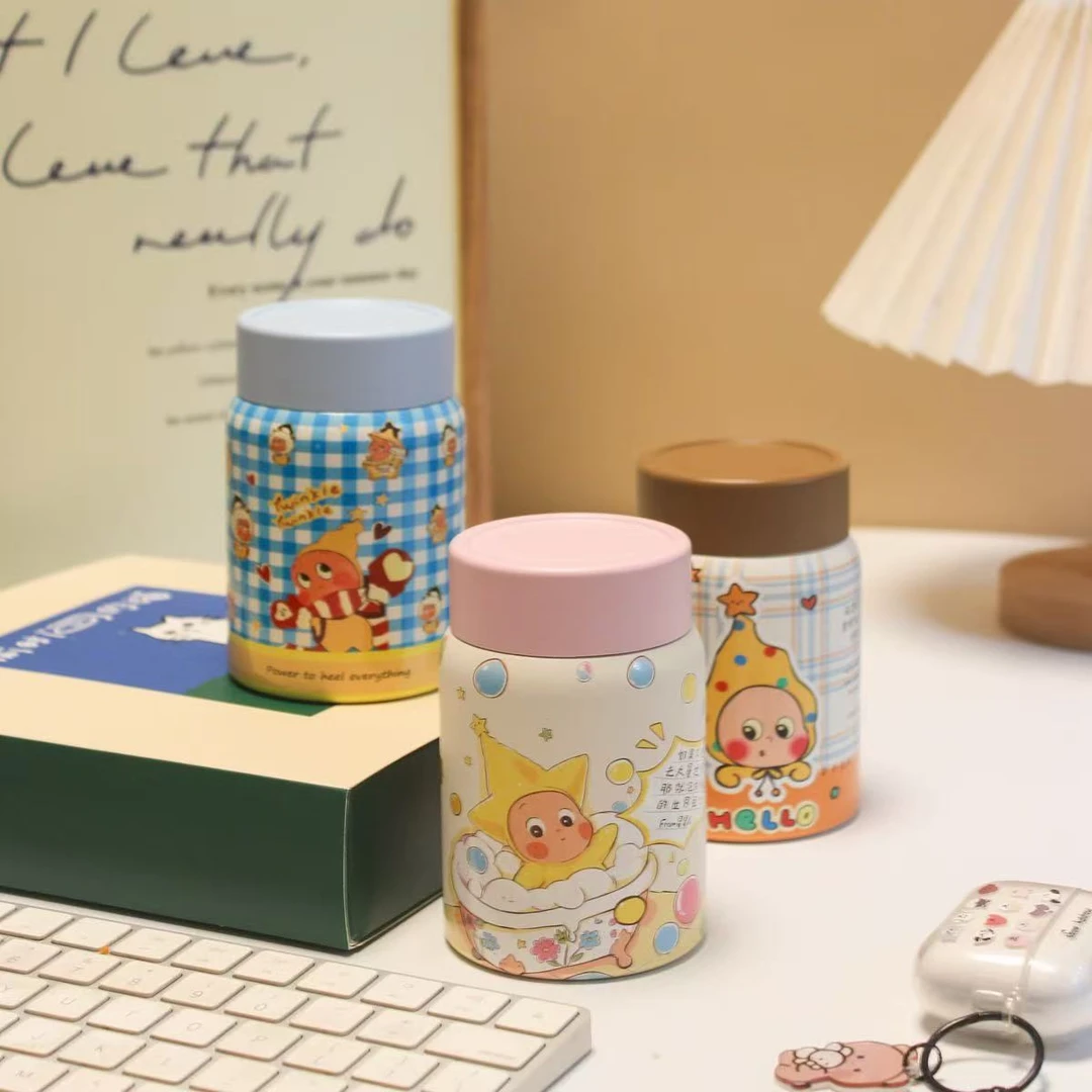 高颜值保温杯口袋母婴储存保温便携陶瓷内胆车载保温杯byl