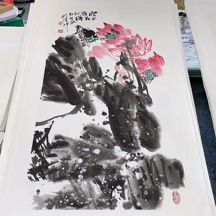 国画张圣敏先生纯手绘作品