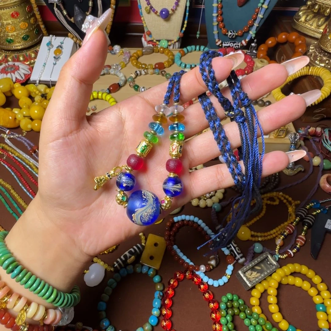 琉璃颈饰吊坠吊坠吊坠吊坠吊坠