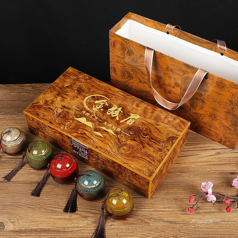 2025新茶金骏眉红茶茶叶礼盒装陶瓷罐装过节送礼礼品茶金骏眉红茶