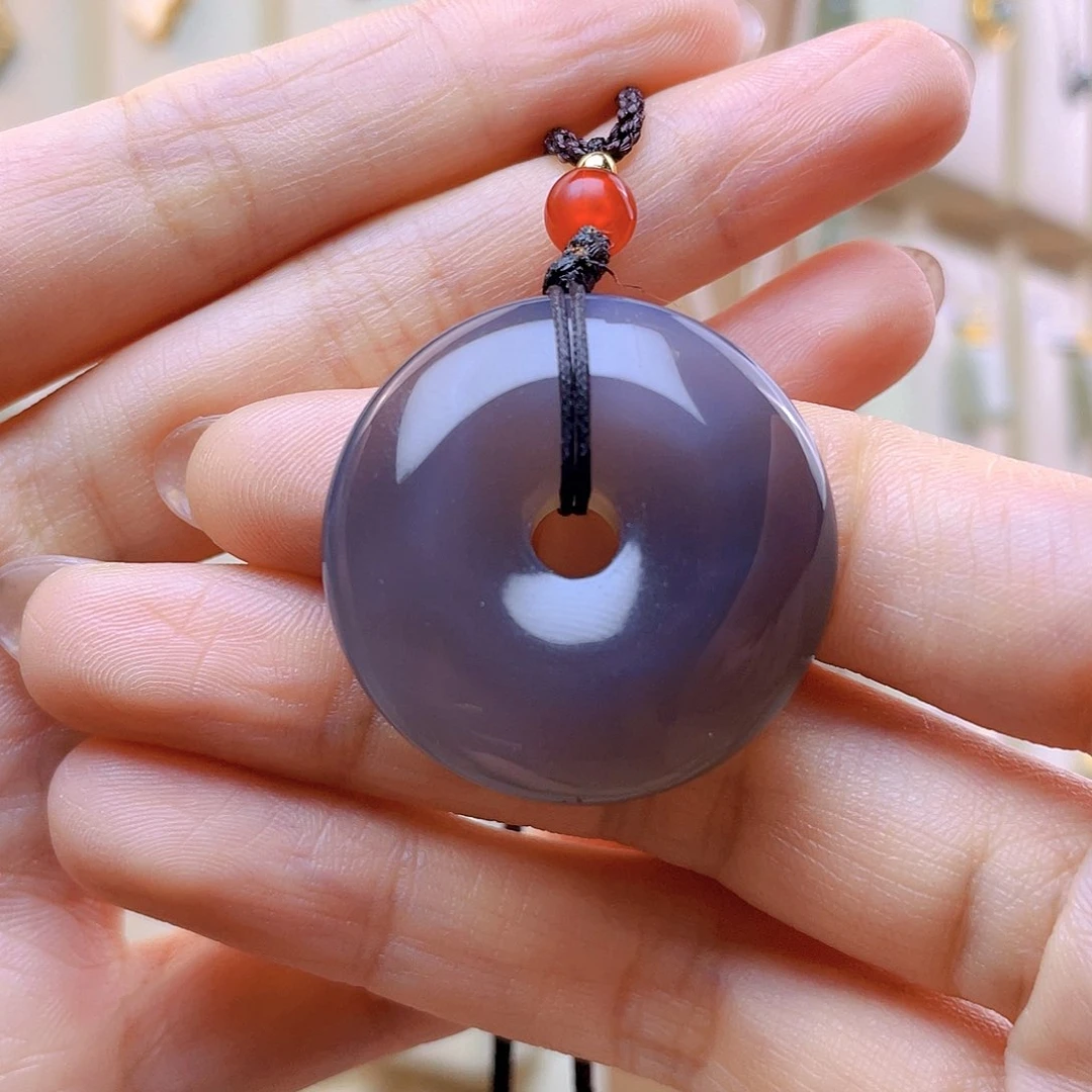 玛瑙/玉髓吊坠(赠链)未镶嵌星****