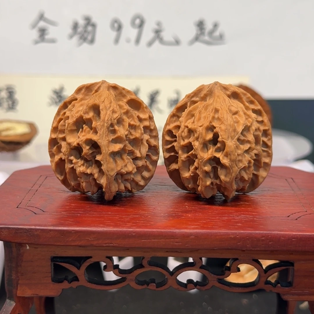 把件文玩核桃13号苹果园边41肚39高42全品无药无修原生态