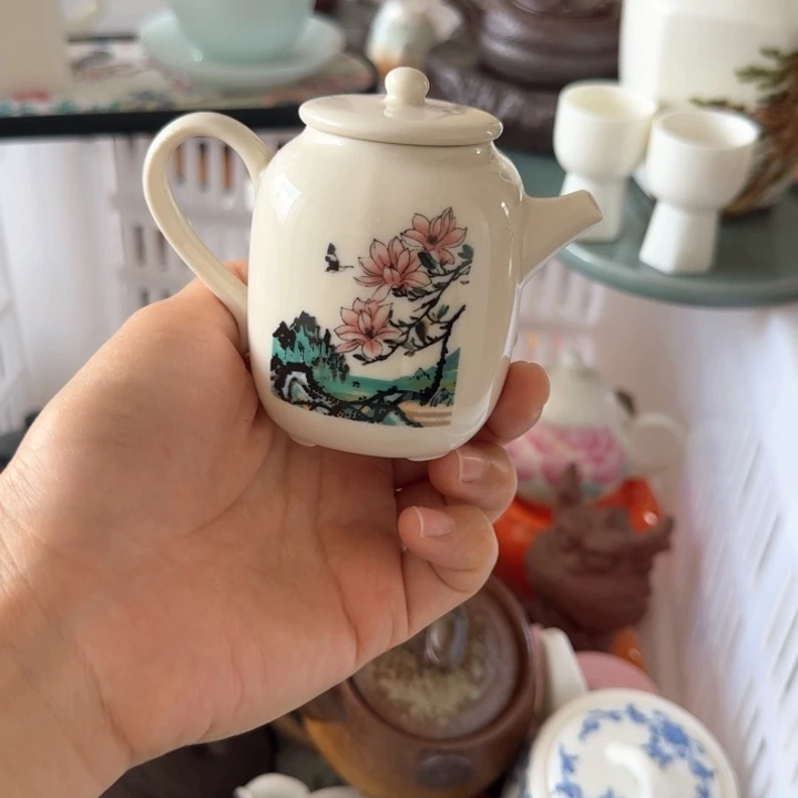 微瑕陶瓷茶具茶杯茶壶
