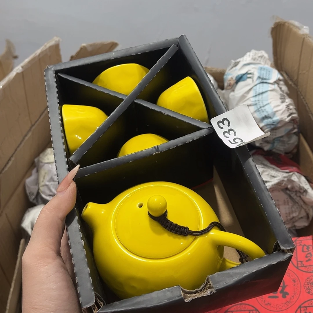 狼***瓷片茶摆件工艺品摆件666
