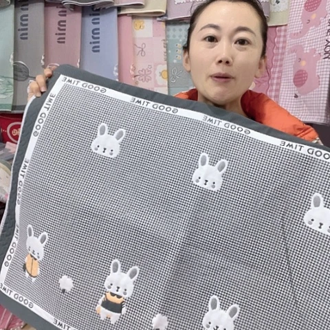 棉特价黑色小兔子