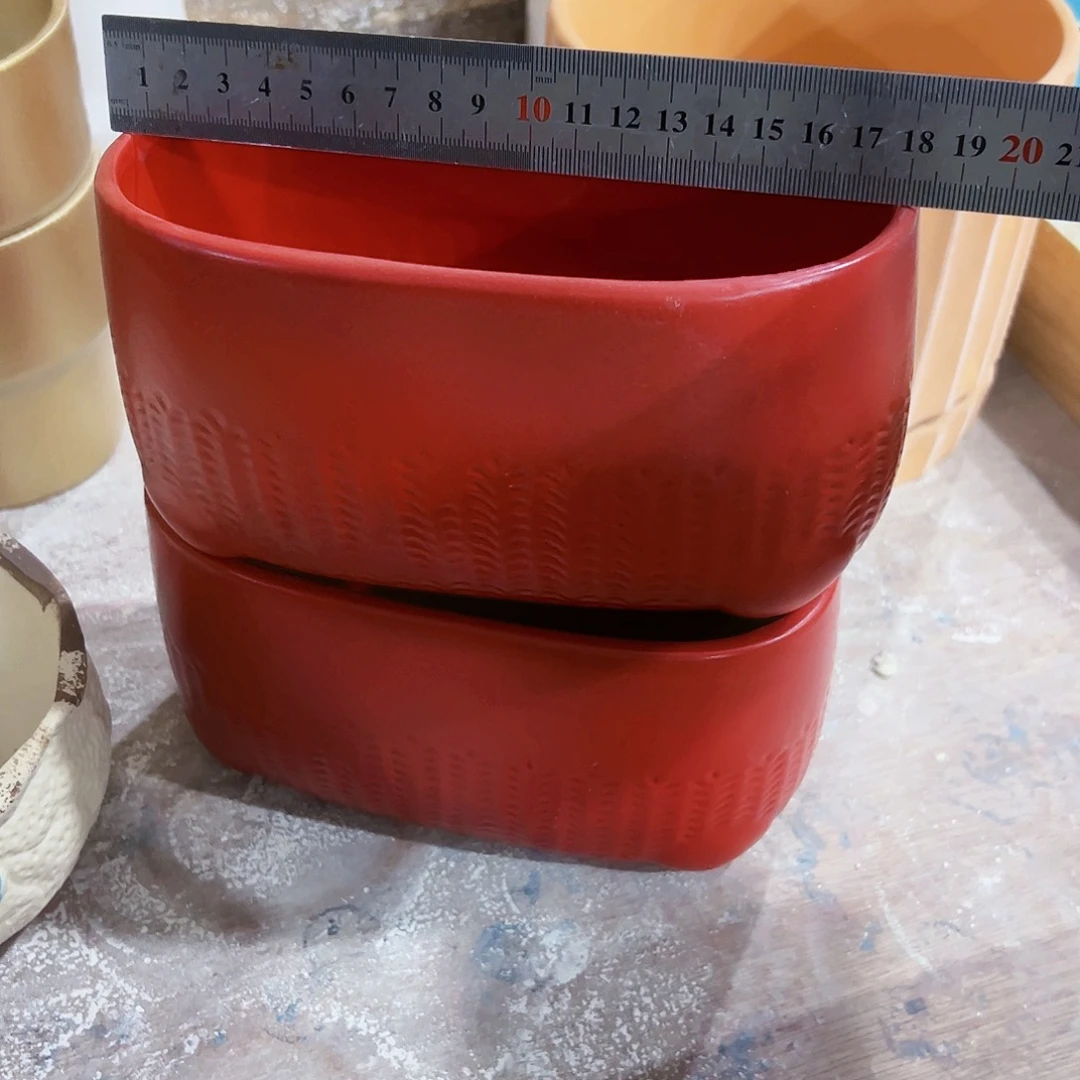 有孔，外贸尾单陶瓷花盆凑单10米包邮