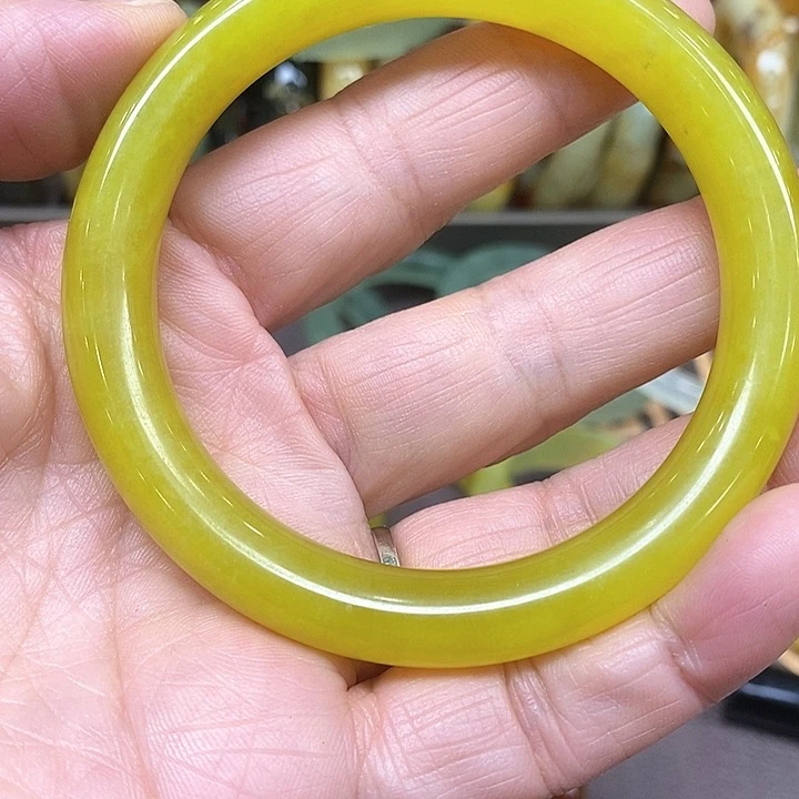 未镶嵌蛇纹石玉手镯布*丁