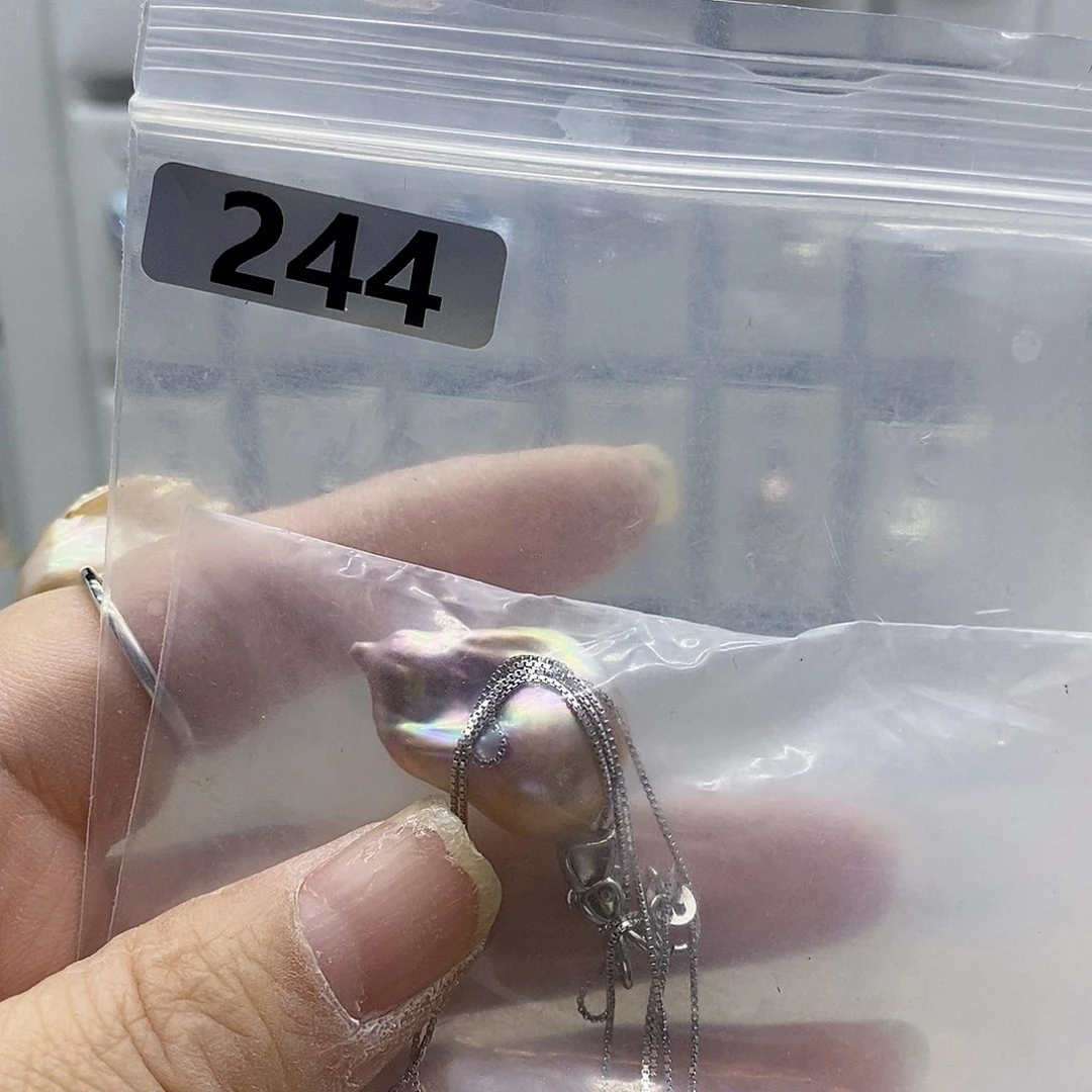 颈饰合金淡水珍珠