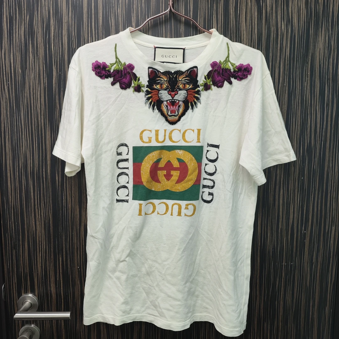 95新 GUCCI/古驰 麦殿/衣服xs码白色/250803VLYSH01