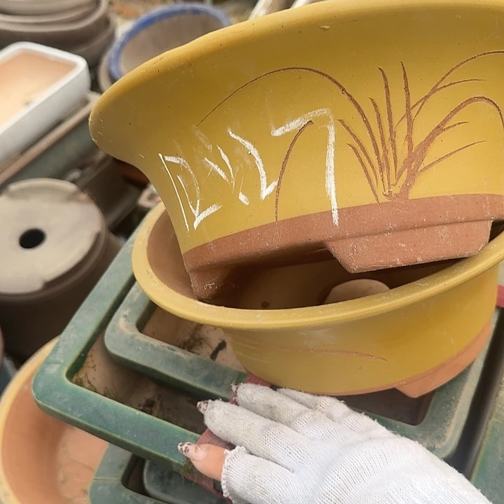 紫砂和花木两件的制作是我