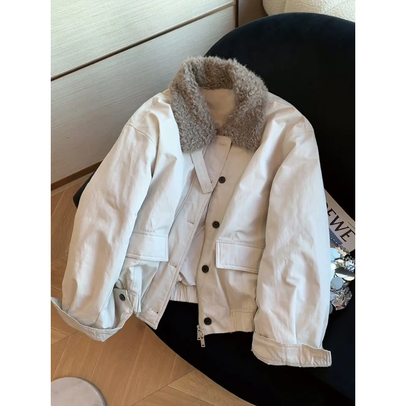 独特超好看棉服女款2025冬季新款棉袄棉衣加厚保暖显瘦不臃肿短款