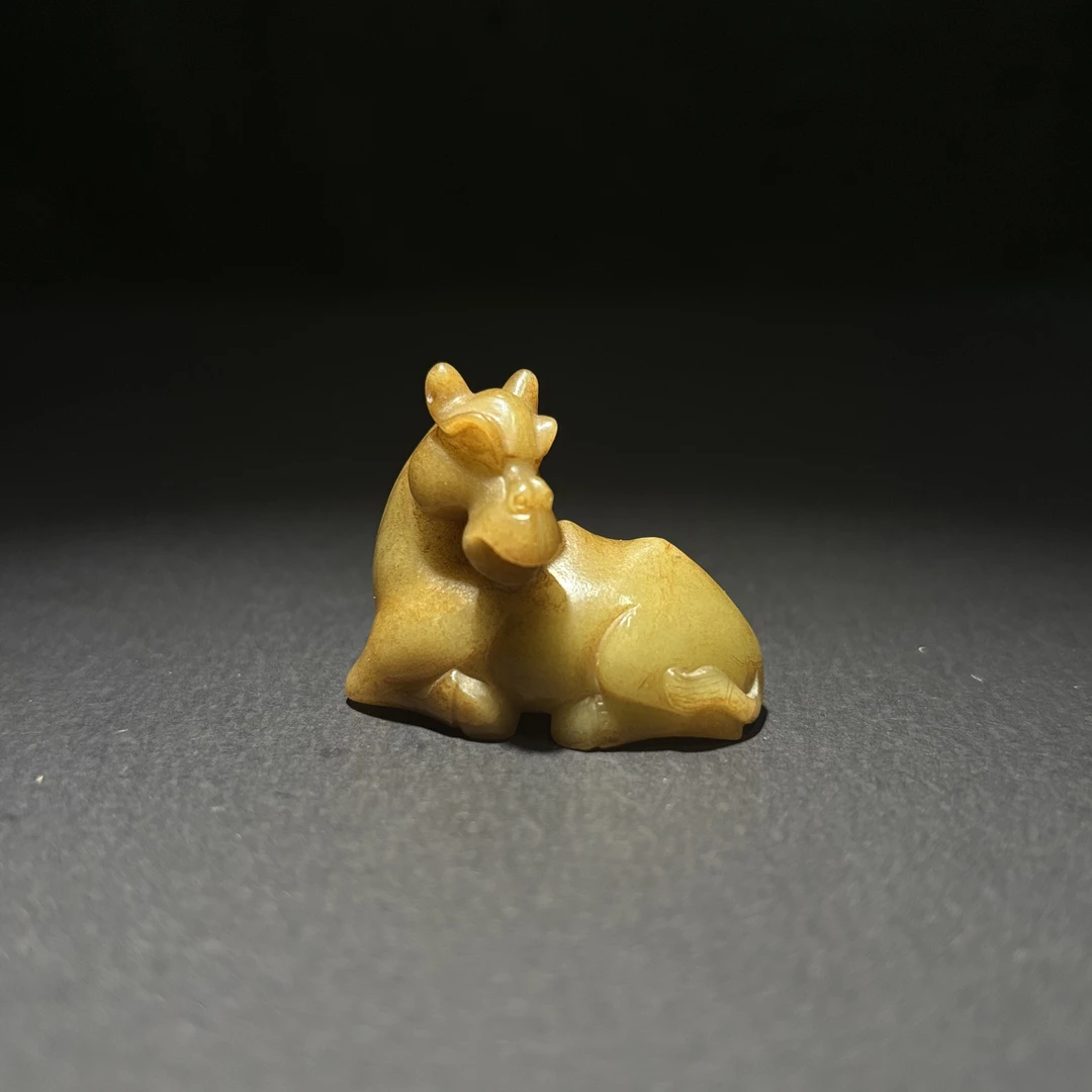 旧藏和田玉黄沁骆驼挂件•古95004