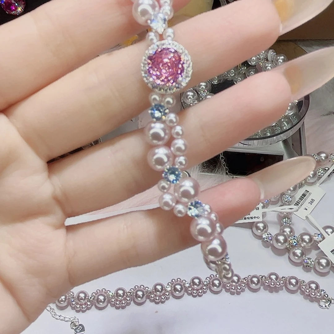 合成碳硅石钛钢粉色