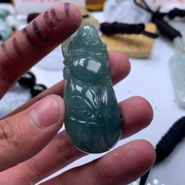 颈饰未镶嵌翡翠保真天然a货翡翠