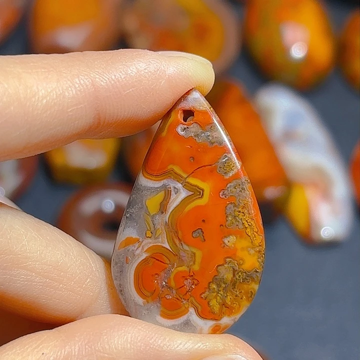 玛瑙/玉髓吊坠(不含链)未镶嵌