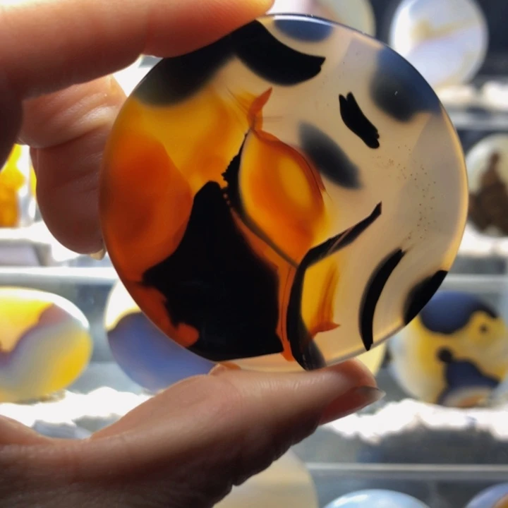 合金玛瑙/玉髓珠宝奇石78