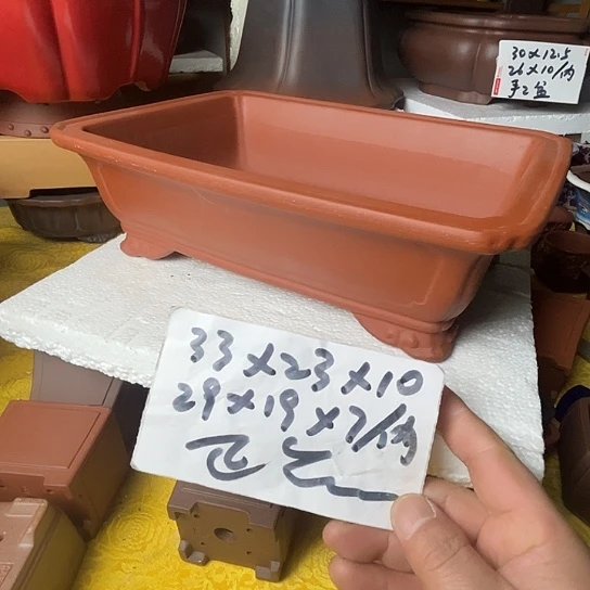 宜兴紫砂花盆一个