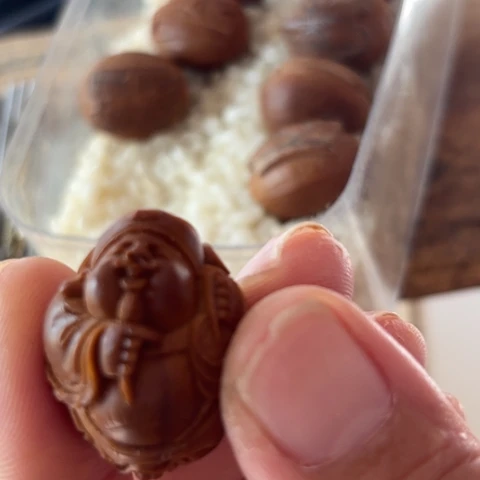 橄榄核手串/手链单颗财神