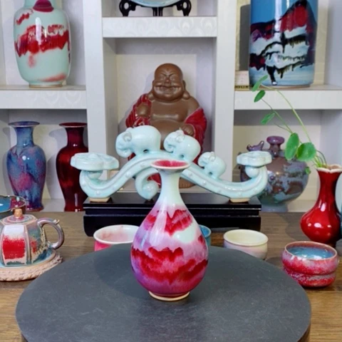 瓶禹州神后钧瓷原产地~